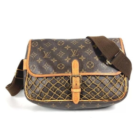 LOUIS VUITTON M40117 Monogram Congo PM Crossbody Mesh Net Bag Shoulder Bag - Picture 1 of 16